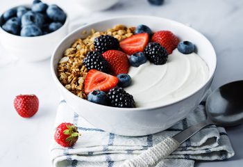 Greek Yogurt with Granola & Berries