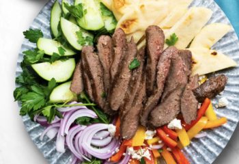 Beef Gyro with Chopska Salad