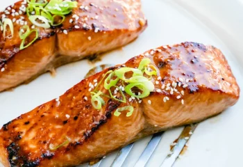 Miso Salmon with Broccoli and Sweet Potato