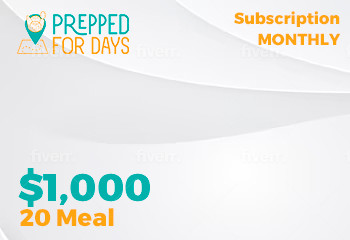 20 Meal Monthly Subscription