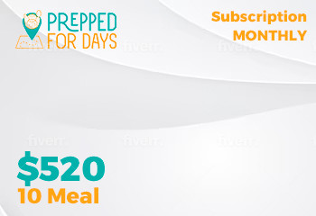 10 Meal Monthly Subscription