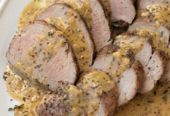 Pork Tenderloin with Shiitakes & Yukon Mashed Potatoes