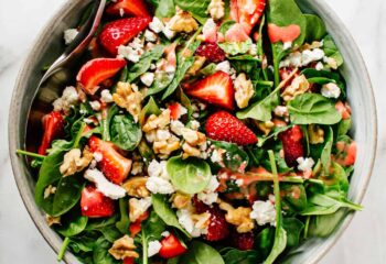 Strawberry Walnut Chicken Salad