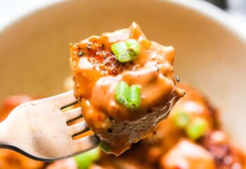 Bang Bang Salmon Bites with Rice & Roasted Cauliflower