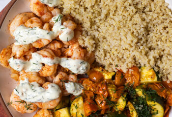 Mediterranean Shrimp Bowl
