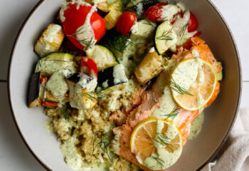 Mediterranean Salmon Bowl