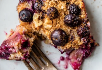 Blueberry Chia Protein Bake
