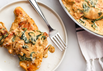 Tuscan Chicken Thighs with Mashed Potatoes Tuscan Chicken Thighs with Mashed Potatoes