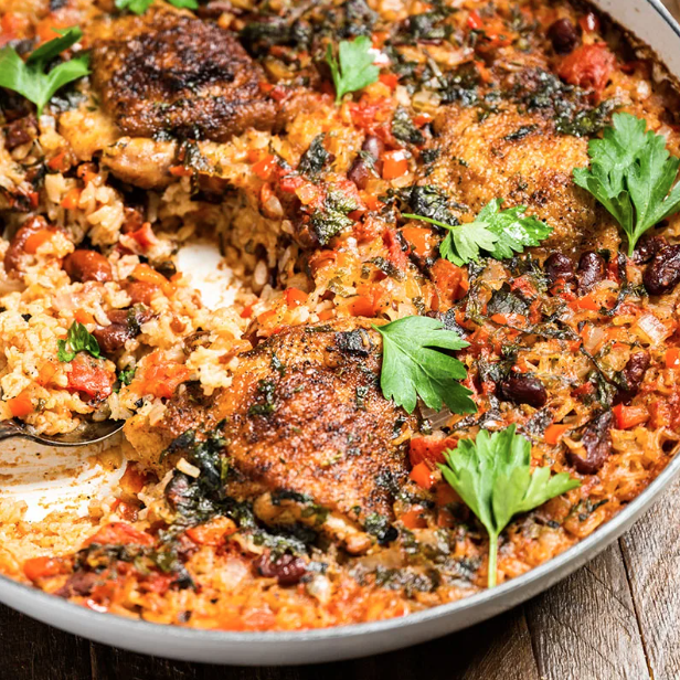 Cajun Chicken & Dirty Rice