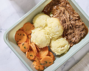 Homestyle Pot Roast with Light Mashed Potatoes | Carrots Homestyle Pot Roast with Light Mashed Potatoes | Carrots