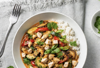 Thai Red Coconut Curry Chicken | Cilantro Rice Thai Red Coconut Curry Chicken | Cilantro Rice